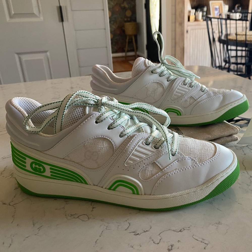 Authentic Gucci Basket Sneakers